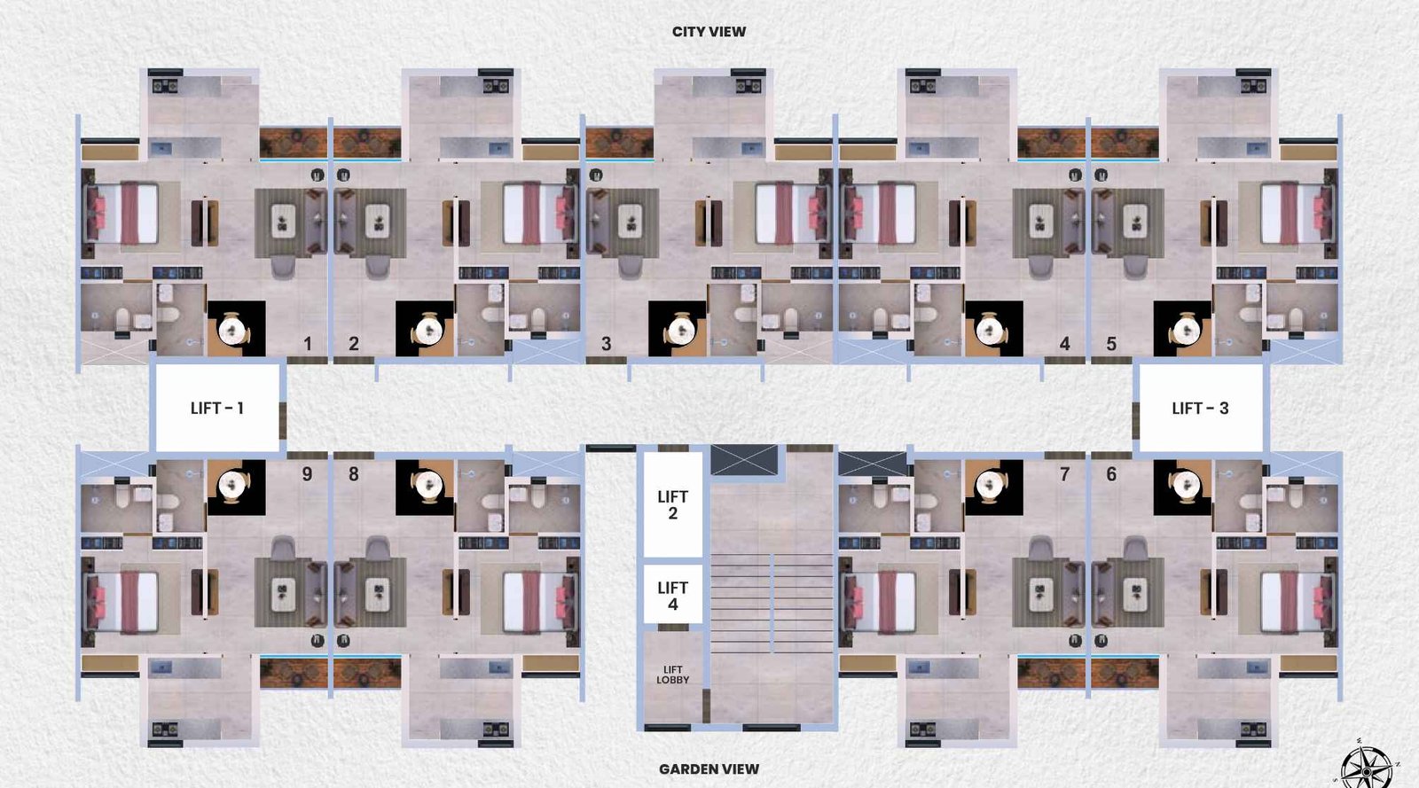 Starwing-I-Stay-Floor-Plan-Tower-D